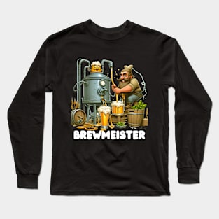 Crafting Man:  Craft beer Brewmeister Giant Long Sleeve T-Shirt